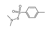 S-(dimethylamino)-p-toluenethiosulfonate结构式