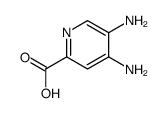 4,5-diaminopyridine-2-carboxylic acid结构式