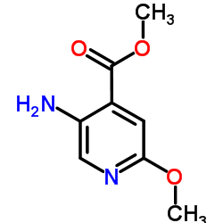 Methyl5-amino-2-methoxyisonicotinate Structure