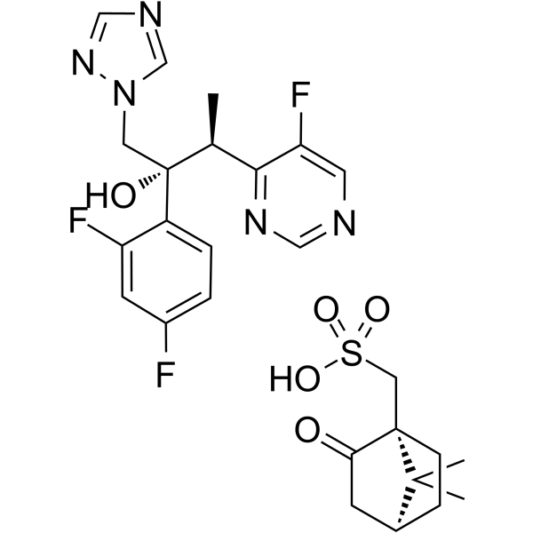 Voriconazole Structure