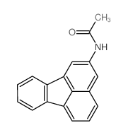 Acetamide,N-2-fluoranthenyl- Structure