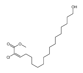 methyl (Z)-2-chloro-18-hydroxyoctadec-2-enoate结构式