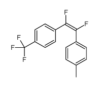 1-[1,2-difluoro-2-(4-methylphenyl)ethenyl]-4-(trifluoromethyl)benzene结构式