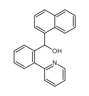 naphthalen-1-yl(2-(pyridin-2-yl)phenyl)methanol Structure