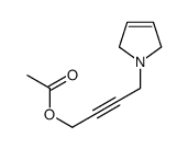 4-(3-Pyrrolin-1-yl)-2-butyn-1-ol acetate结构式