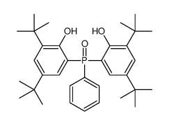 2,4-ditert-butyl-6-[(3,5-ditert-butyl-2-hydroxyphenyl)-phenylphosphoryl]phenol Structure