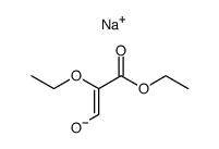 2-ethoxy-3-oxo-propionic acid ethyl ester, sodium-compound Structure