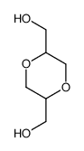 双(2,5-羟甲基)二恶烷(非对映异构体混合物)结构式