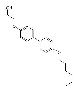 2-[4-(4-hexoxyphenyl)phenoxy]ethanol Structure