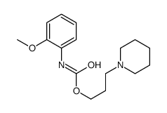 3-piperidin-1-ylpropyl N-(2-methoxyphenyl)carbamate Structure