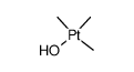 trimethyl platinum (1+), hydroxide Structure