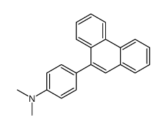 N,N-dimethyl-4-phenanthren-9-ylaniline结构式