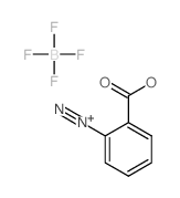 Benzenediazonium, 2-carboxy-, tetrafluoroborate(1-) structure