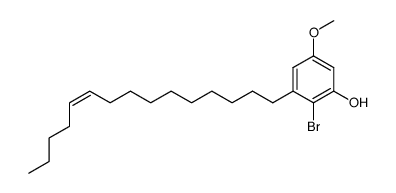 (Z)-2-bromo-5-methoxy-3-(pentadec-10-en-1-yl)phenol Structure