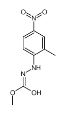methyl N-(2-methyl-4-nitroanilino)carbamate Structure