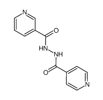 N-(isonicotinoyl)-N'-nicotinoylhydrazine结构式