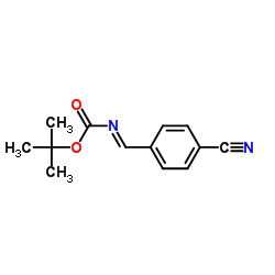 TERT-BUTYL 4-CYANOBENZYLIDENECARBAMATE picture