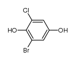 2-bromo-6-chloro-hydroquinone结构式