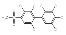 1,2,3,4-tetrachloro-5-(2,3,6-trichloro-4-methylsulfonylphenyl)benzene Structure