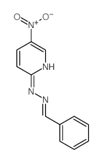 Benzaldehyde,2-(5-nitro-2-pyridinyl)hydrazone Structure