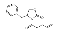 4-benzyl-3-pent-4-enoyl-1,3-oxazolidin-2-one Structure