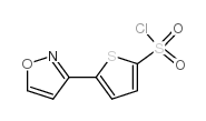 5-isoxazol-3-ylthiophene-2-sulfonyl chloride structure