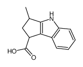 3-methyl-1,2,3,4-tetrahydro-cyclopenta[b]indole-1-carboxylic acid结构式