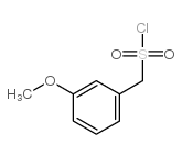 (3-甲氧基苯基)甲磺酰氯结构式