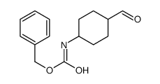 (4-甲酰基环己基)氨基甲酸苄酯结构式