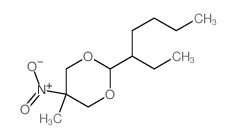 1,3-Dioxane,2-(1-ethylpentyl)-5-methyl-5-nitro- Structure