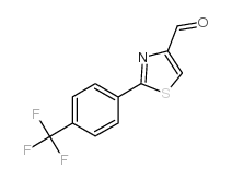 2-(4-(Trifluoromethyl)phenyl)thiazole-4-carbaldehyde Structure