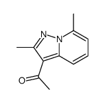 1-(2,7-dimethylpyrazolo[1,5-a]pyridin-3-yl)ethanone Structure