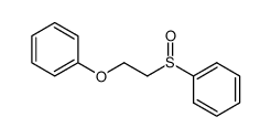 (2-Phenoxy-ethyl)-phenylsulfoxid结构式