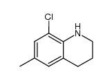 8-chloro-6-methyl-1,2,3,4-tetrahydroquinoline Structure