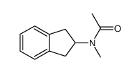 Acetamide,N-(2,3-dihydro-1H-inden-2-yl)-N-methyl- Structure