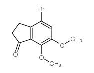 4-Bromo-6,7-dimethoxyindanone Structure