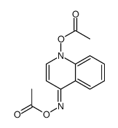 1-acetoxy-4-acetoxyimino-1,4-dihydroquinoline结构式