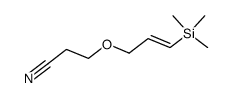 3-<3-Trimethyl-silyl-allyloxy>-propionitril Structure