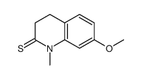 2(1H)-Quinolinethione,3,4-dihydro-7-methoxy-1-methyl- picture