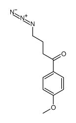 4-azido-1-(4-methoxyphenyl)butan-1-one结构式