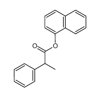 1-naphthyl 2-phenylpropanoate Structure