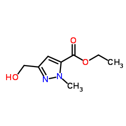 Ethyl 3-(hydroxymethyl)-1-methyl-1H-pyrazole-5-carboxylate Structure