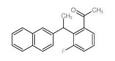 Ethanone,1-[3-fluoro-2-[1-(2-naphthalenyl)ethyl]phenyl]-结构式