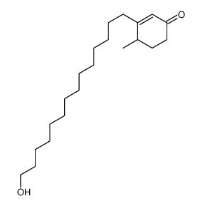 3-(14-hydroxytetradecyl)-4-methylcyclohex-2-en-1-one Structure