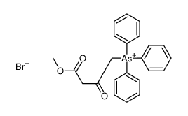 (4-methoxy-2,4-dioxobutyl)-triphenylarsanium,bromide Structure