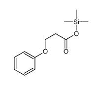 3-Phenoxypropionic acid trimethylsilyl ester structure