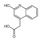 (2-OXO-1,2-DIHYDROQUINOLIN-4-YL)ACETIC ACID structure
