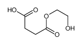 (2-Hydroxyethyl) hydrogen succinate结构式