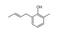 (E)-2-(2-Butenyl)-6-methyl-phenol结构式