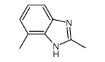1H-Benzimidazole,2,4-dimethyl-(9CI) structure